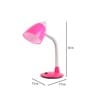Orlando Pink Study Lamp With ABS Plastic Base