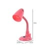 Uniquely Pink Study Lamp With ABS Plastic Base