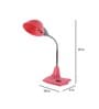 Pink Pvc Shade Study Lamp With Pink Base
