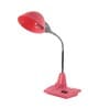 Pink Pvc Shade Study Lamp With Pink Base