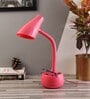 Hubble Pink Study Lamp With ABS Plastic Base