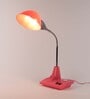 Pink Pvc Shade Study Lamp With Pink Base
