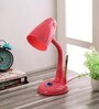 Uniquely Pink Study Lamp With ABS Plastic Base