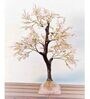 Pink Quartz Stone Fortune Crystal Tree Showpiece