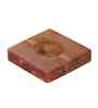 Pink Resin & Mangowood Tealight Holder Set of 2