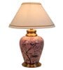 Pink Rose And Bird Paint Table Lamp