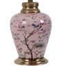 Pink Rose And Bird Paint Table Lamp