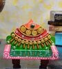 Pink Royal Throne Pooja Chowki