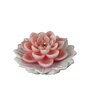 Lotus Rose Pink Marble Decorative Candle
