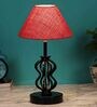 Pink Shade Table Lamp With Shade Table Lamp With Iron Base