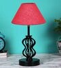 Pink Shade Table Lamp With Shade Table Lamp With Iron Base