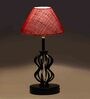 Pink Shade Table Lamp With Shade Table Lamp With Iron Base
