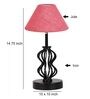 Pink Shade Table Lamp With Shade Table Lamp With Iron Base