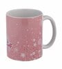 Pink Shade Text Printed Ceramic Coffee Mug 320ml