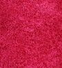 Pink Shaggy Polyester 8ft X 10ft Hand tufted Carpet