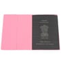 Pink Silicon Passport Holder