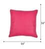 Pink Silk   Traditional 16x16 inches Cushion Covers (1pc)