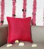 Pink Silk   Traditional 16x16 inches Cushion Covers (1pc)
