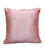 Pink Silk blend Honeycomb Brocade 16x16 inches Cushion Covers (Set of 2)