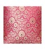 Pink Silk blend Zari Woven Brocade 16x16 inches Cushion Covers (Set of 2)