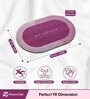 Pink Slogan Rubber 24x16 Inches AntiSkid Bath Mats (Pack of 2)