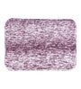 Pink Solid Shaggy Polyester 24x16 Inches AntiSkid Bath Mat