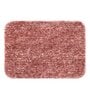Pink Solid Polyester 24x16 Inches AntiSkid Bath Mat