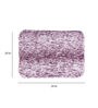 Pink Solid Polyester 28x20 Inches AntiSkid Bath Mat