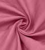 Pink Solid 150 TC Cotton Single Bed Sized Bedsheet With 1 Pillow Cover