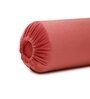 Pink Solid 200 TC Velevt 2 Bolster Covers