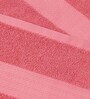 Pink Solid 400 GSM Cotton Towel Sets (Set of 6)