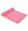 Pink Solid 400 GSM Microfiber Bath Towel