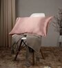Pink Solid 400 TC Satin Set of 2 Pillow Covers