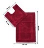 Pink Solid Cotton 31.5x20 Inches Max Absorbant Bath Mat