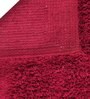 Pink Solid Cotton 31.5x20 Inches Max Absorbant Bath Mat