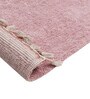 Pink Solid Cotton 9 Ft X 6 Ft Hand Tufted Dhurrie