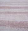 Pink Solid Viscose 8 ft x 10 ft Hand Woven Carpet