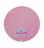Pink Sparkle Printed Round Mousepad