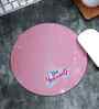 Pink Sparkle Printed Round Mousepad