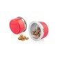 Pink Stainless Steel (Set of 2) Airtight Cookies Canister With Lid