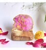 Pink Stone Figurine Tea light Holder