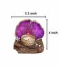 Pink Stone Figurine Tea light Holder