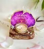 Pink Stone Figurine Tea light Holder