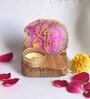 Pink Stone Figurine Tea light Holder
