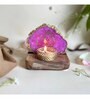 Pink Stone Figurine Tea light Holder