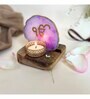 Pink Stone Figurine Tea light Holder