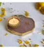 Pink Stone Figurine Tea light Holder
