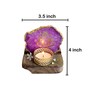 Pink Stone Figurine Tea light Holder