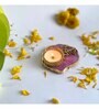 Pink Stone Figurine Tea light Holder