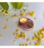 Pink Stone Figurine Tea light Holder